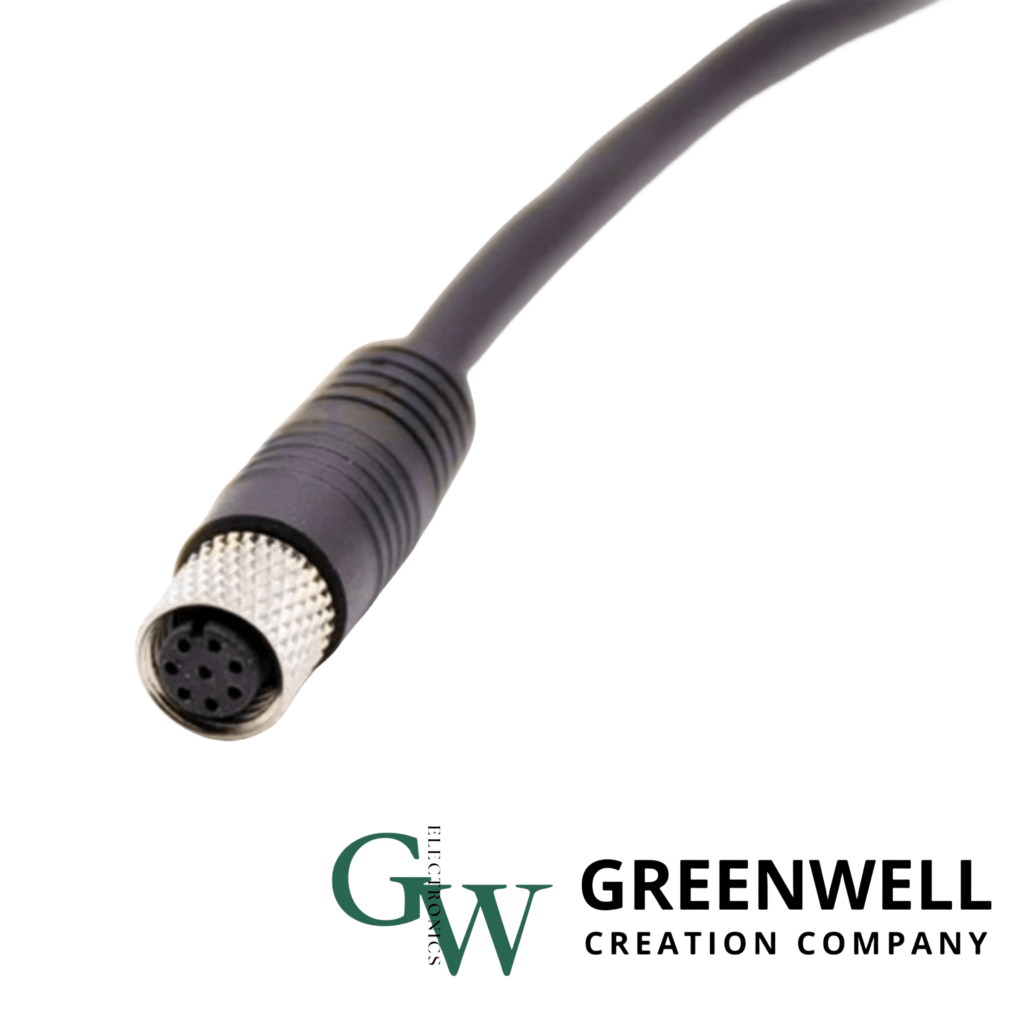 방수 커넥터_circular connector_M series_M8_connector_cable_8_pin_A_code_female_cable_single_end_cable_1meter_length-Greenwell