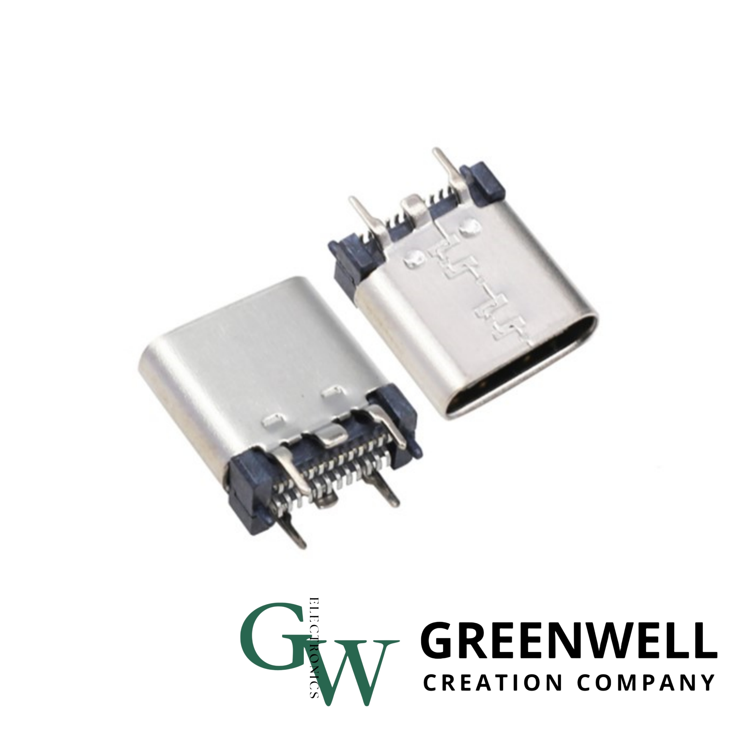 USB 3.1-TYPE C-24P-vertical-connector-Greenwell